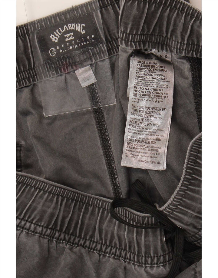Мужские шорты Billabong, большие W34, серые, полиэстер