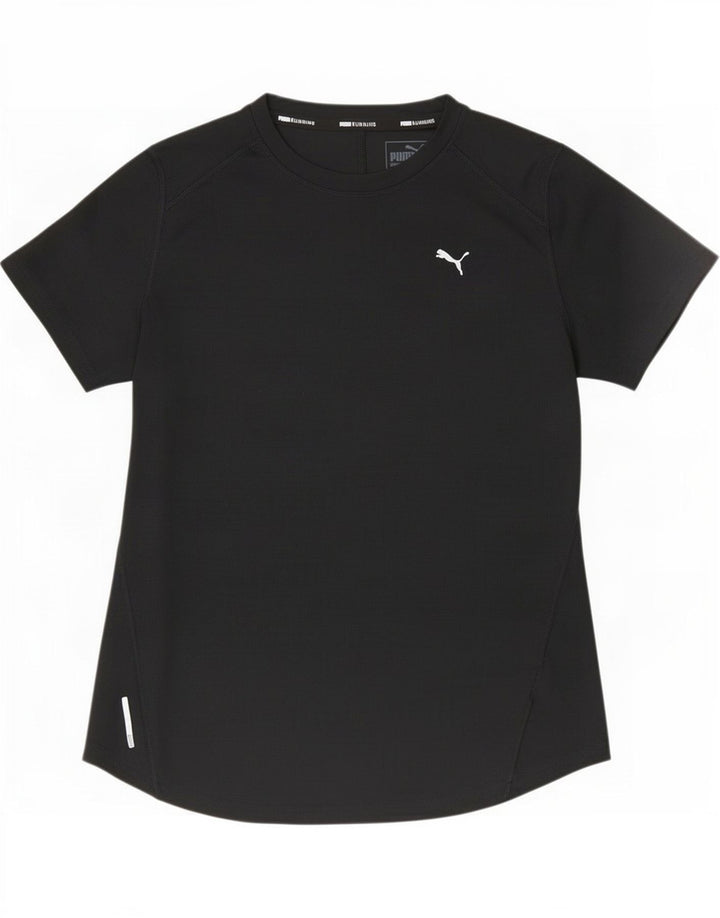 Женская футболка Puma Top UK 14, большая, черная, полиэстер