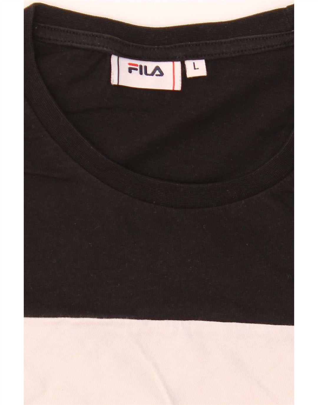 Fila Мужская футболка с рисунком, большой разноцветный цветной блок
