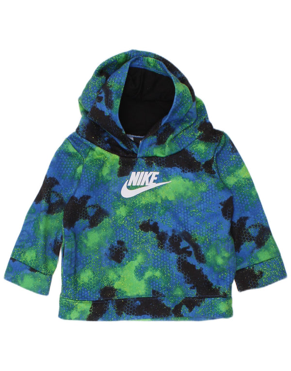 Джемпер с капюшоном Nike для маленьких мальчиков с рисунком, 12–18 месяцев, разноцветный тай-дай