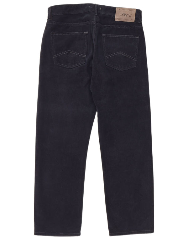 MARLBORO CLASSICS Мужские повседневные брюки стандартного кроя W32 L28 Темно-синие