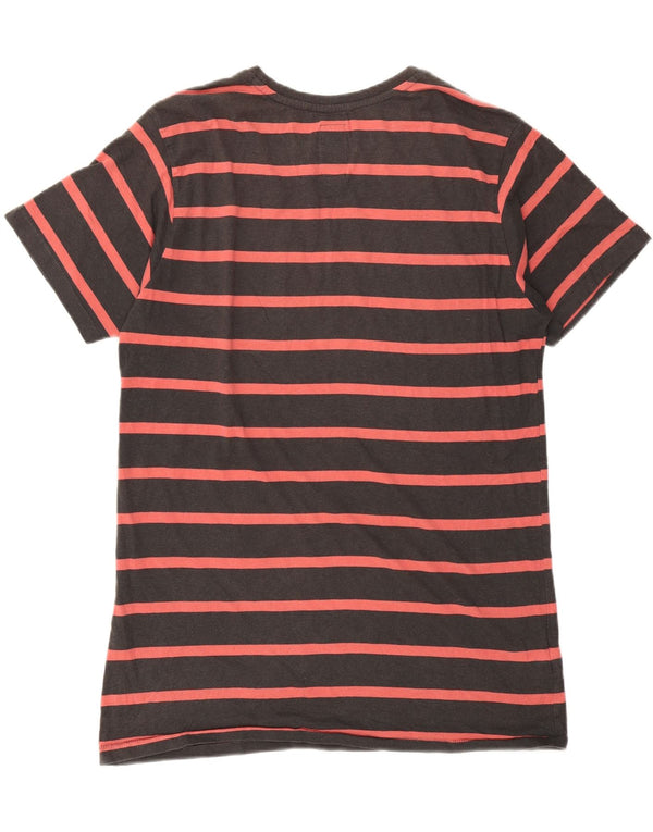 Мужская футболка Billabong Top XL из хлопка в черную полоску