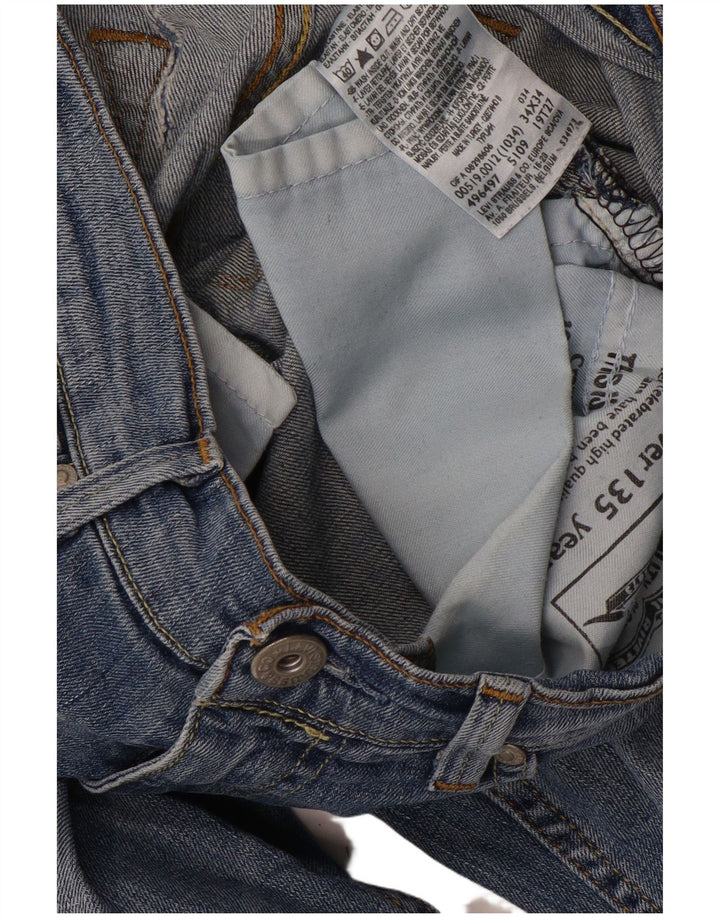 Мужские джинсы LEVI'S 519 Slim W34 L34 Синие, хлопок