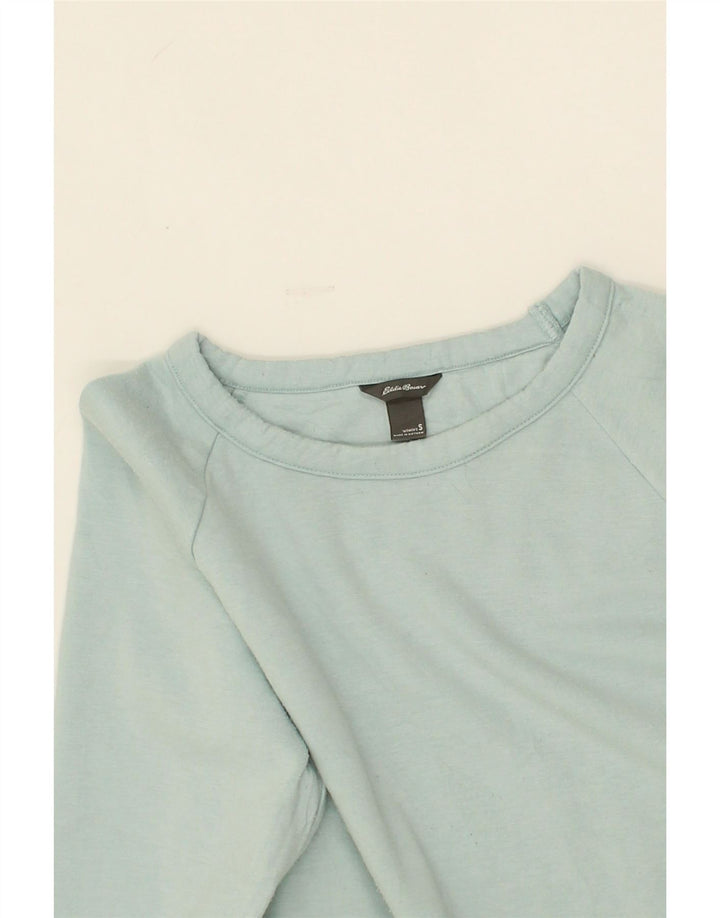 EDDIE BAUER Womens Sweatshirt Jumper UK 10 Small Blue Polyester Vintage Eddie Bauer and Second-Hand Eddie Bauer from Messina Hembry 