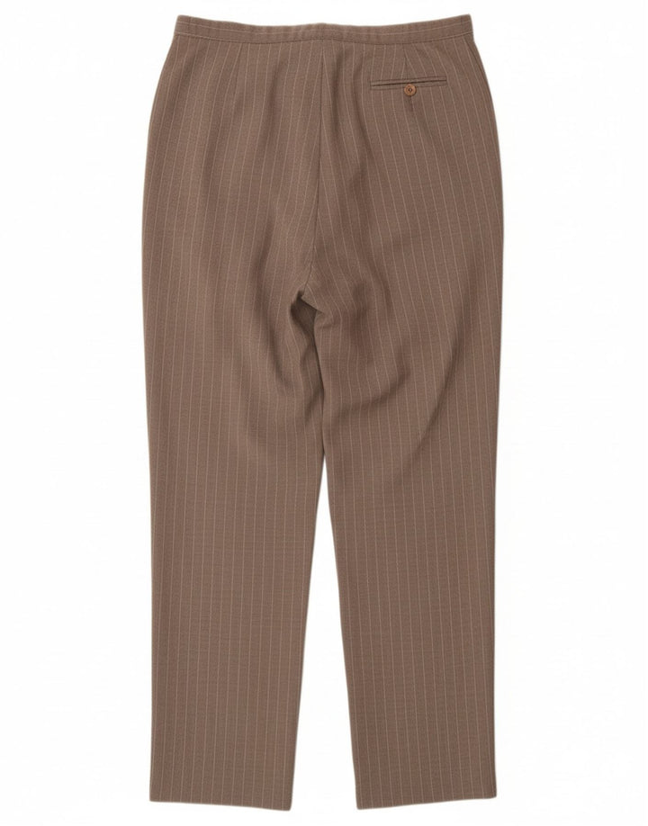 LAURA ASHLEY Женские костюмные брюки с высокой талией, Великобритания 16, большие W32 L31, серые