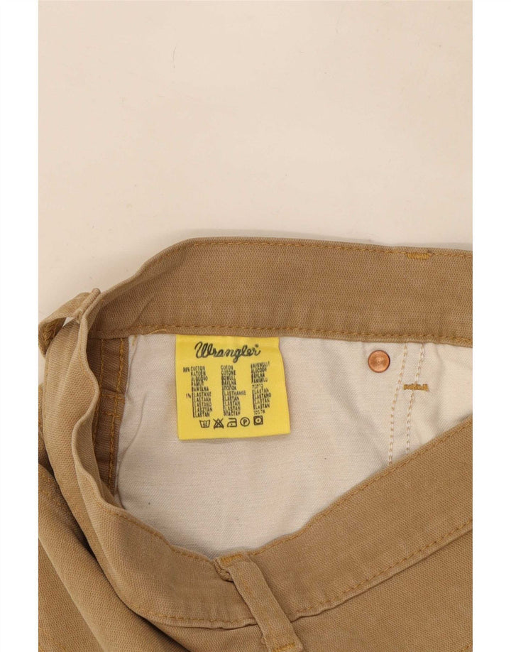 Мужские прямые джинсы Wrangler Texas Stretch W32 L30, коричневый хлопок