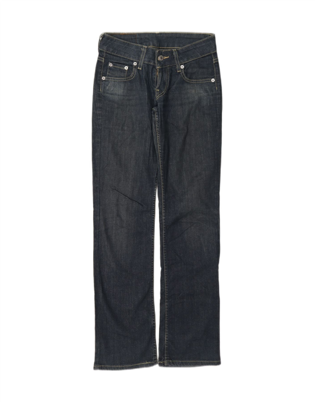 Женские прямые джинсы Levi's W26 L32, темно-синий, хлопок