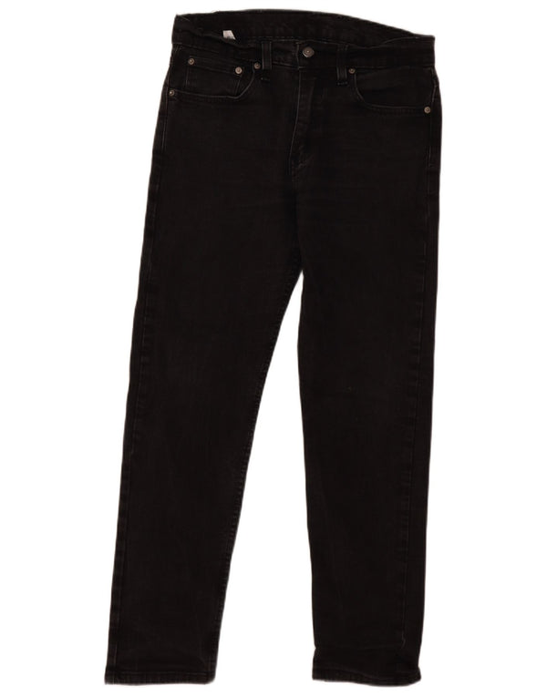 Мужские прямые джинсы Levi's 502 W31 L29 серые, хлопок