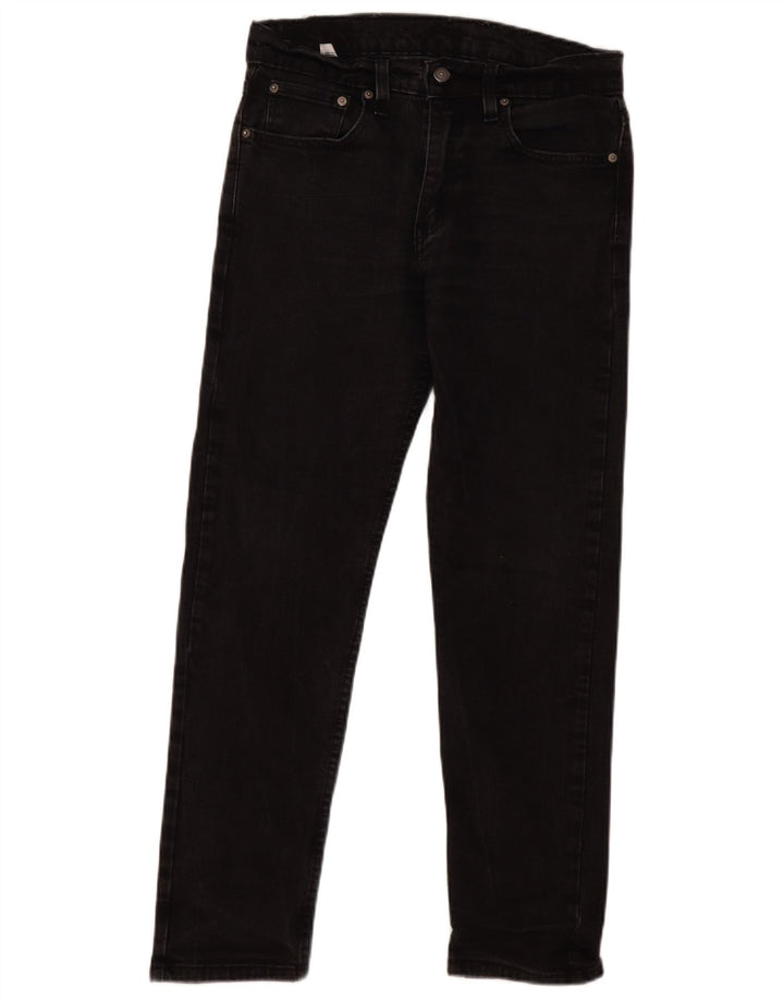 Мужские прямые джинсы Levi's 502 W31 L29 серые, хлопок