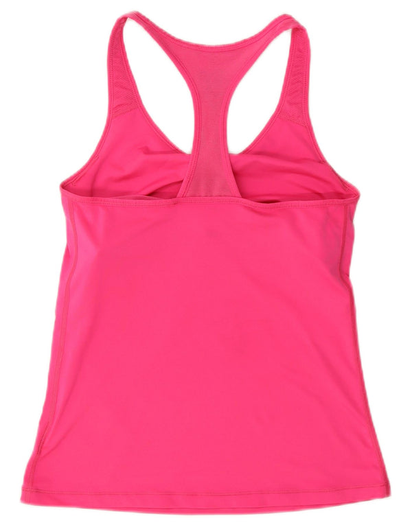 Женский жилет с графическим принтом Nike Dri Fit UK 12, средний розовый полиэстер, спортивные