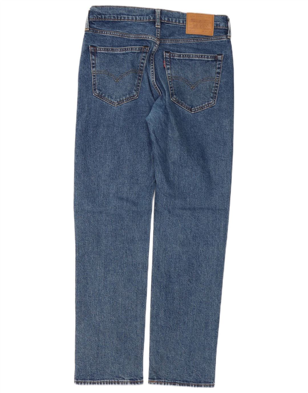 Мужские прямые джинсы Levi's 514 W31 L32 синие, хлопок