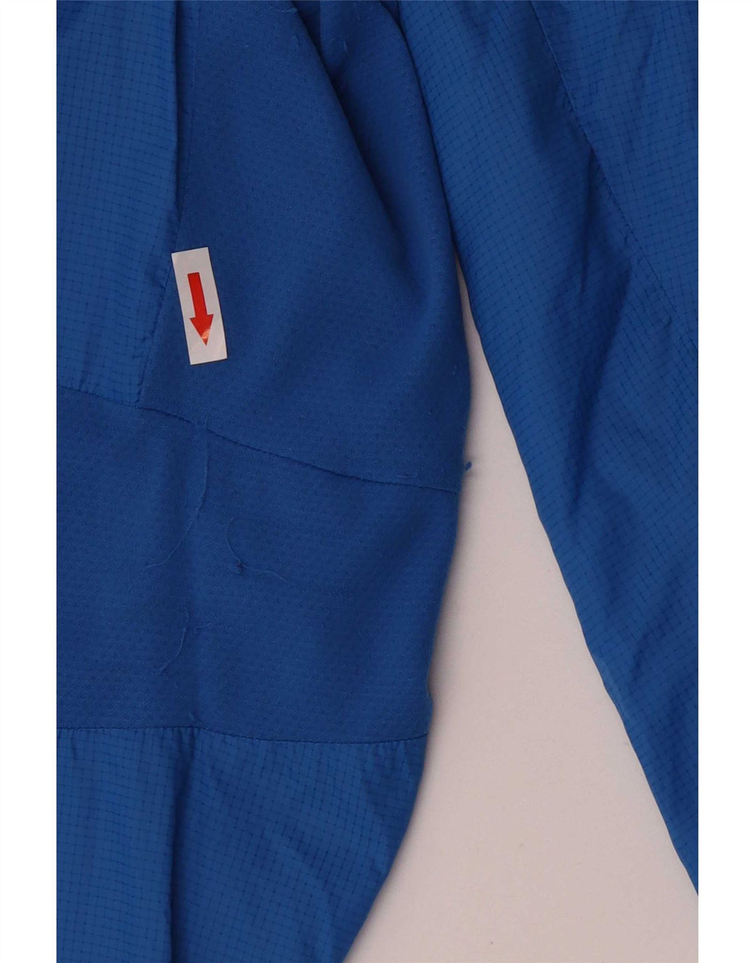 Мужская дождевик с капюшоном Puma UK 42 XL, синяя клетка в клетку, нейлон