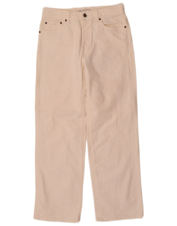 Женские прямые джинсы Zara EU 36 XS W26 L29 белые