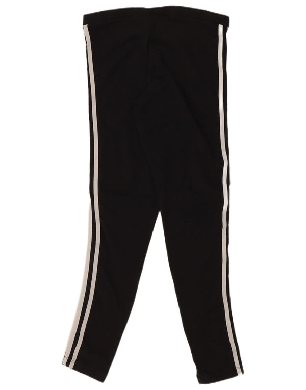 Женские леггинсы Adidas UK10, маленькие черные хлопковые