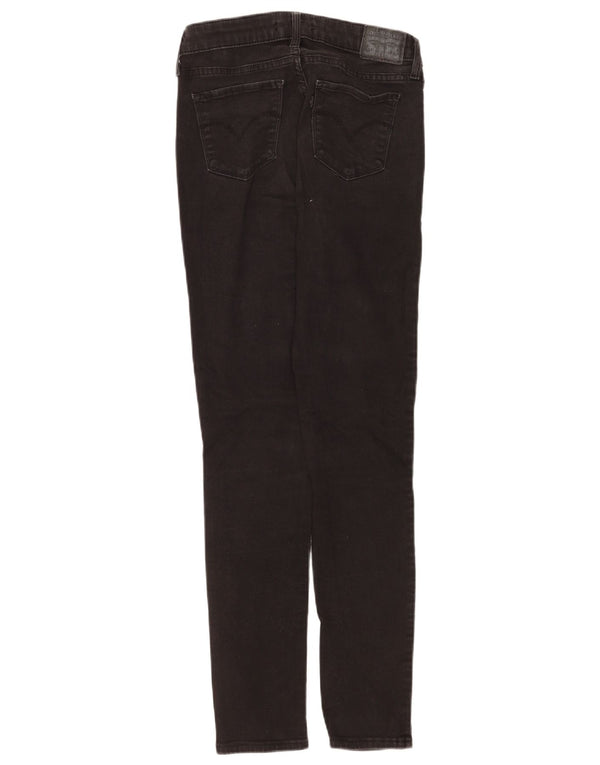 Женские джинсы скинни Levi's 711 W28 L30, черный хлопок