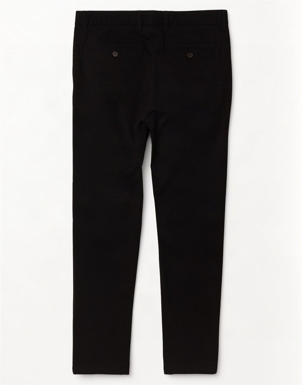 Мужские брюки-чиносы Marks & Spencer W34 L29, черные, хлопковые