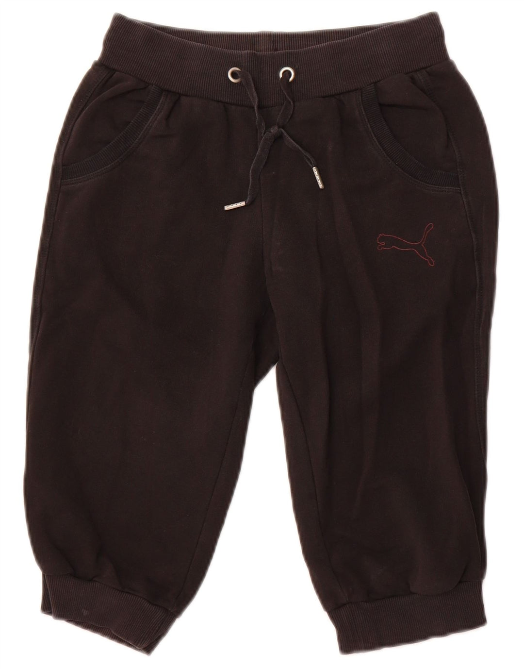 Спортивный костюм-капри Puma для девочек, брюки для бега, 13-14 лет, черные