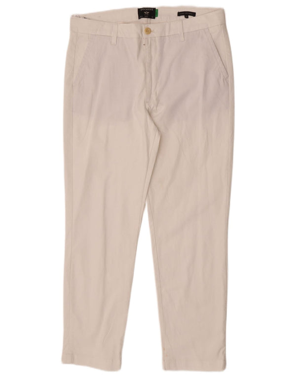 Мужские узкие брюки-чиносы Dockers W31 L27, белый хлопок