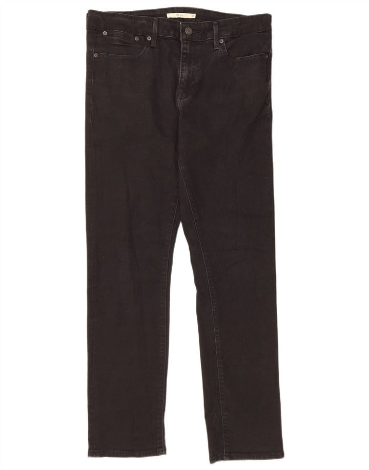 Женские узкие джинсы Levi's 712 W30 L30, черный хлопок