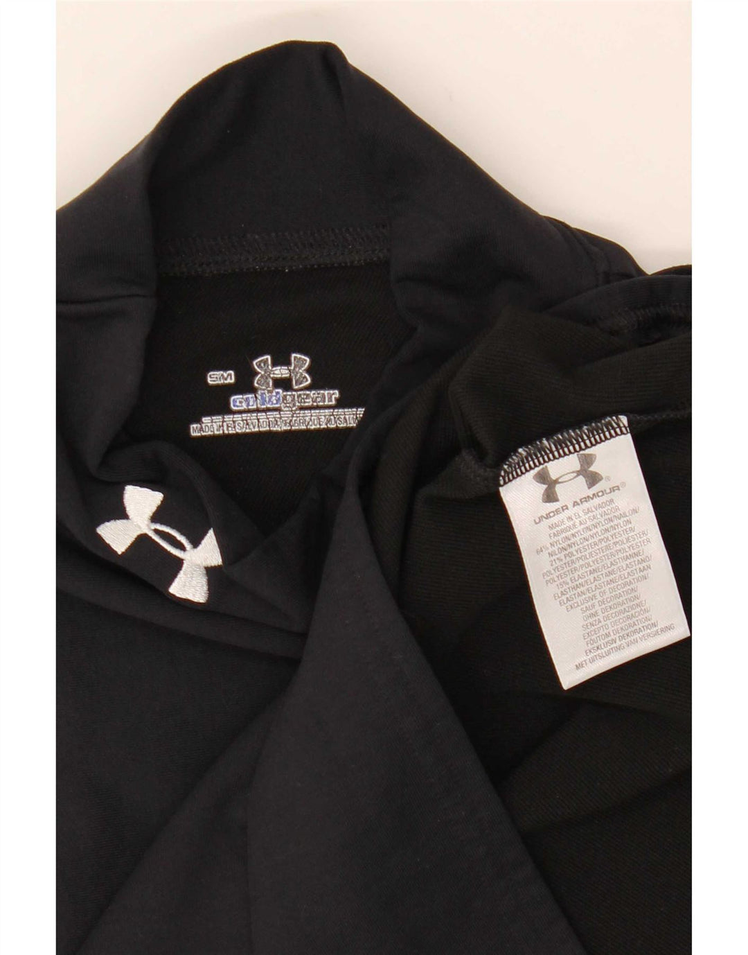 Мужской топ Under Armour Cold Gear с длинным рукавом, маленький, черный, полиэстер