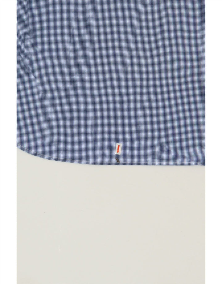 TOMMY HILFIGER Mens Shirt XL Blue Gingham Cotton Vintage Tommy Hilfiger and Second-Hand Tommy Hilfiger from Messina Hembry 