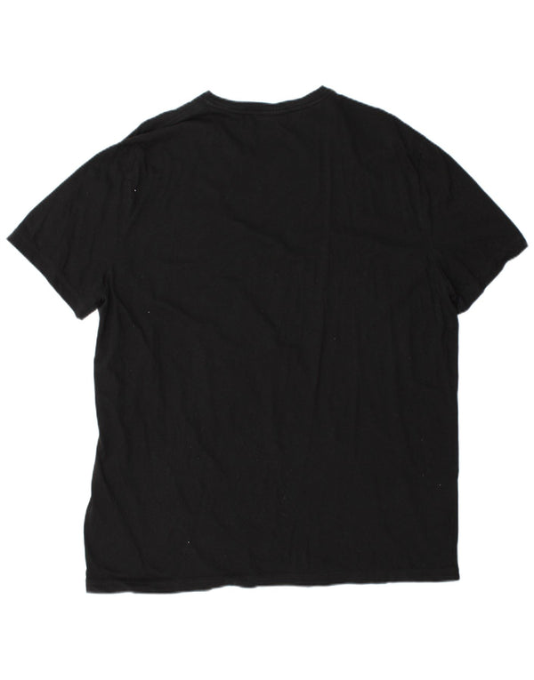 Мужская футболка Lacoste, размер 8 3XL, черная
