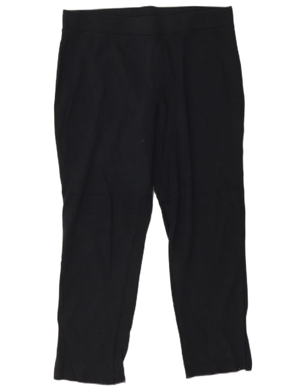 Женские узкие повседневные брюки Marks & Spencer UK 16, большие W34 L27, темно-синие