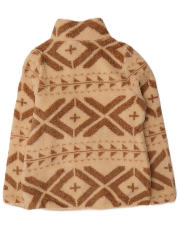 Женская флисовая куртка Basile UK 14, большой размер, бежевый полиэстер Fair Isle