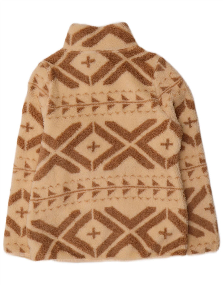 Женская флисовая куртка Basile UK 14, большой размер, бежевый полиэстер Fair Isle