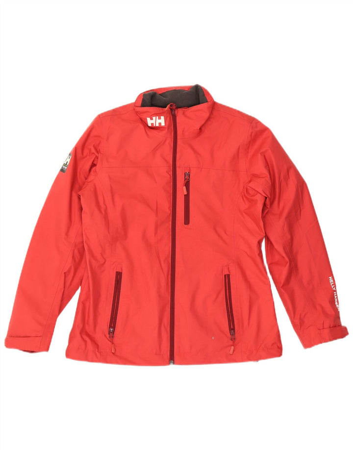 HELLY HANSEN Женская ветровка с графическим рисунком UK 14, средний красный полиэстер