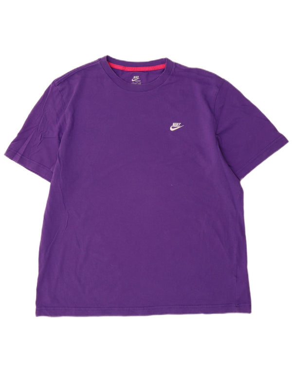 Мужская футболка Nike Top UK 46/48 XL Фиолетовый хлопок