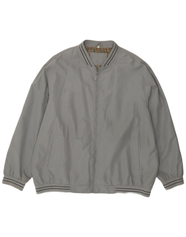 Мужская куртка-бомбер CARABOU UK 46 3XL Серый Полиэстер