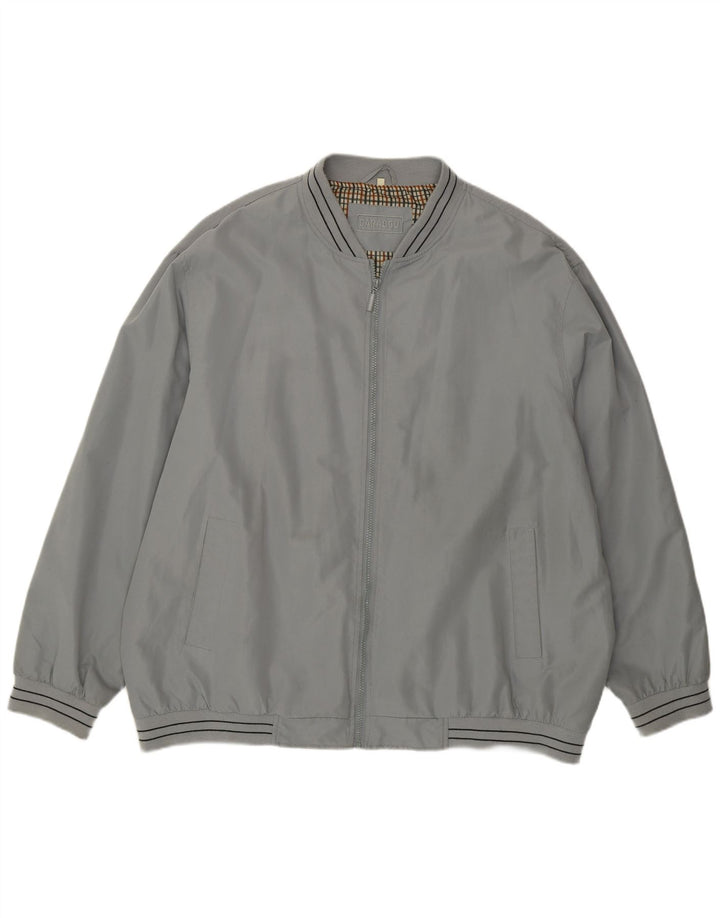 Мужская куртка-бомбер CARABOU UK 46 3XL Серый Полиэстер