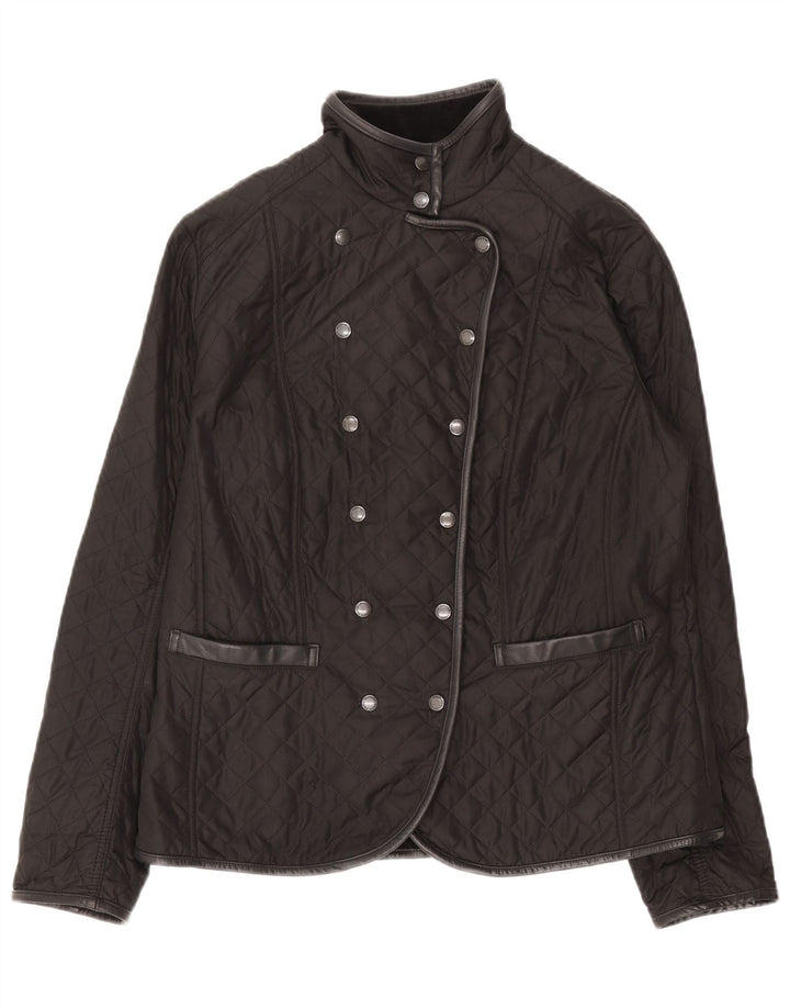 Женская стеганая куртка Barbour UK 18 XL черная