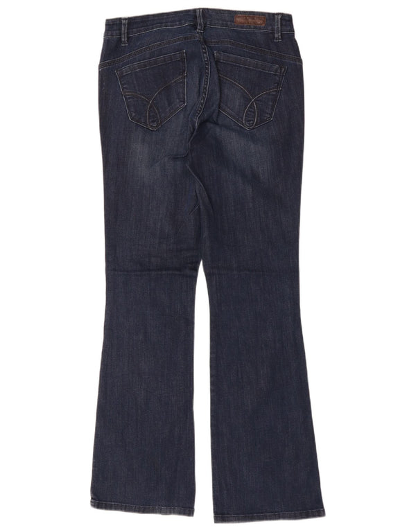 Женские джинсы Bootcut Calvin Klein США 8, средние W29 L31, темно-синие, хлопок