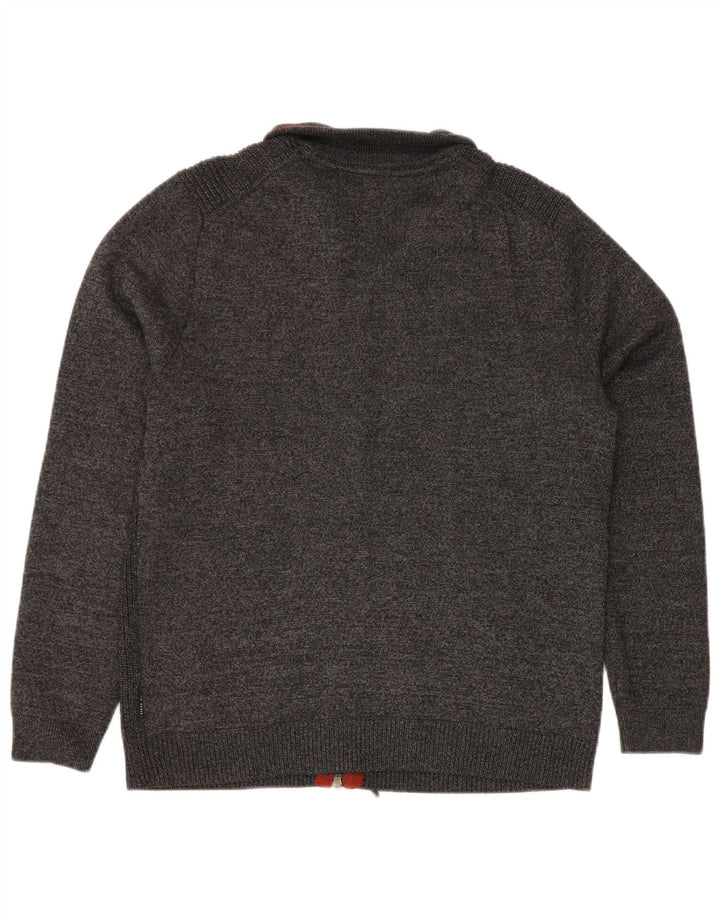 Мужской кардиган-свитер TED BAKER, размер 4, большой, серый, полиэстер