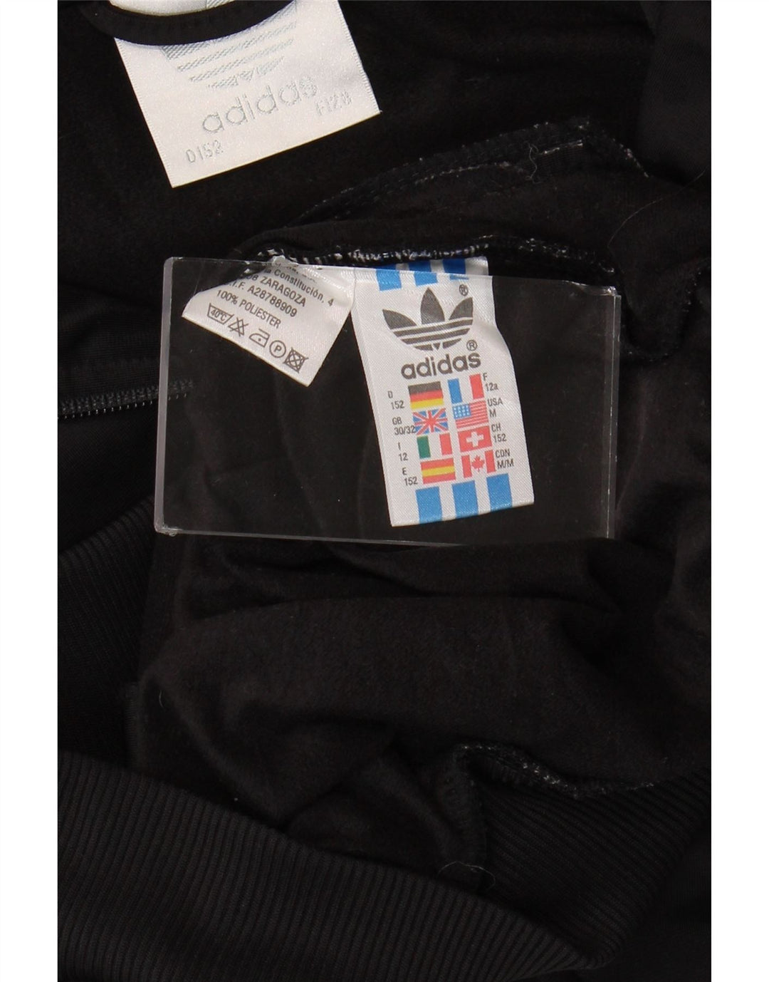 Спортивный костюм Adidas для мальчиков 11-12 лет, средний черный полиэстер