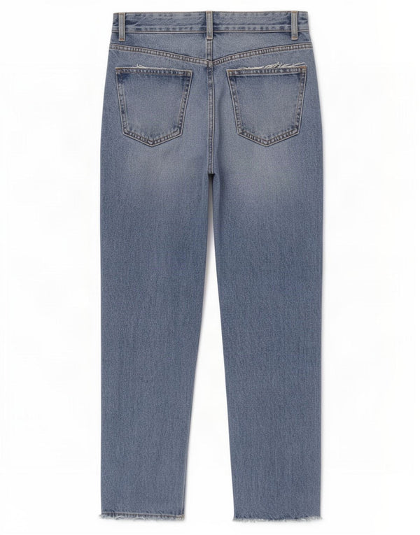 Женские зауженные джинсы с высокой талией Zara EU 40 Medium W30 L27 Синие