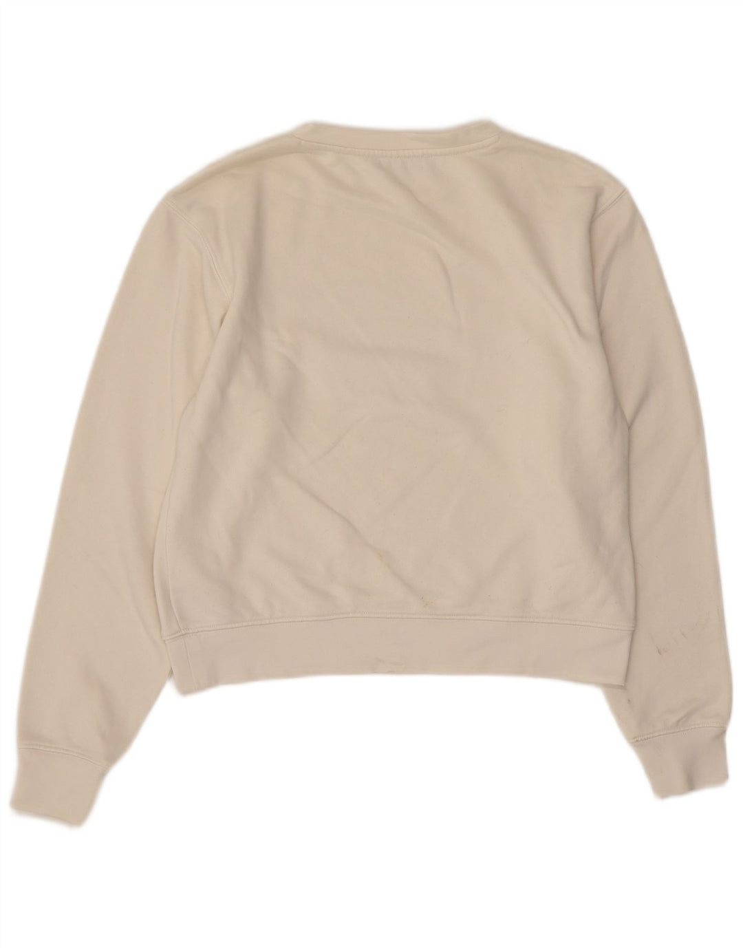 Женский укороченный свитшот с рисунком Guess UK 10, маленький белый полиамид