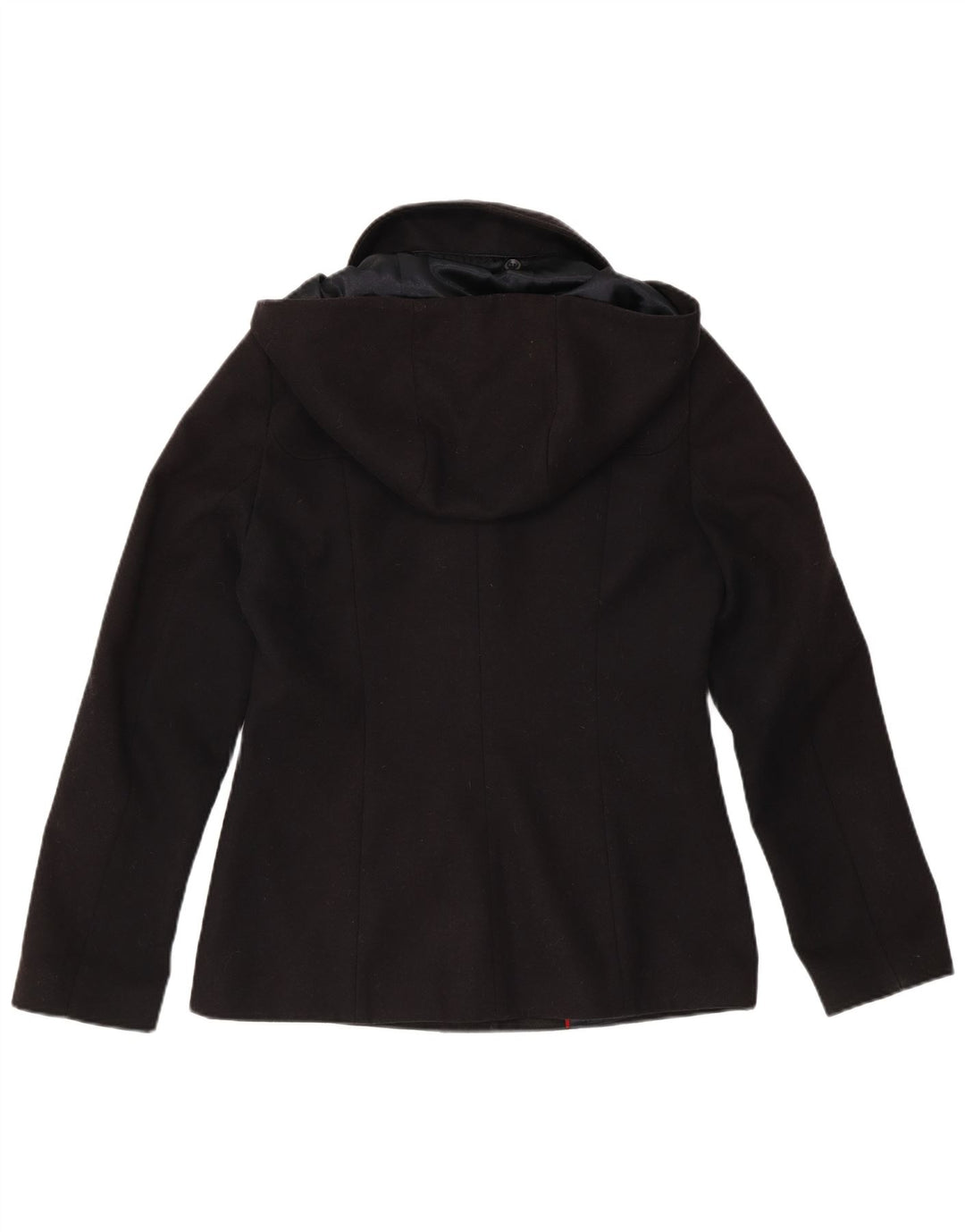 LAURA ASHLEY Женский пиджак с капюшоном на 5 пуговицах UK 10, маленький темно-синий