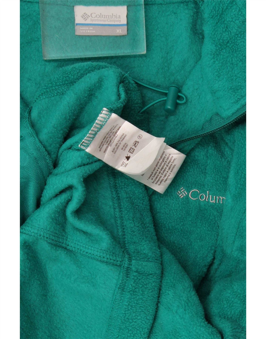 Женская флисовая куртка Columbia UK 18 XL, зеленый полиэстер
