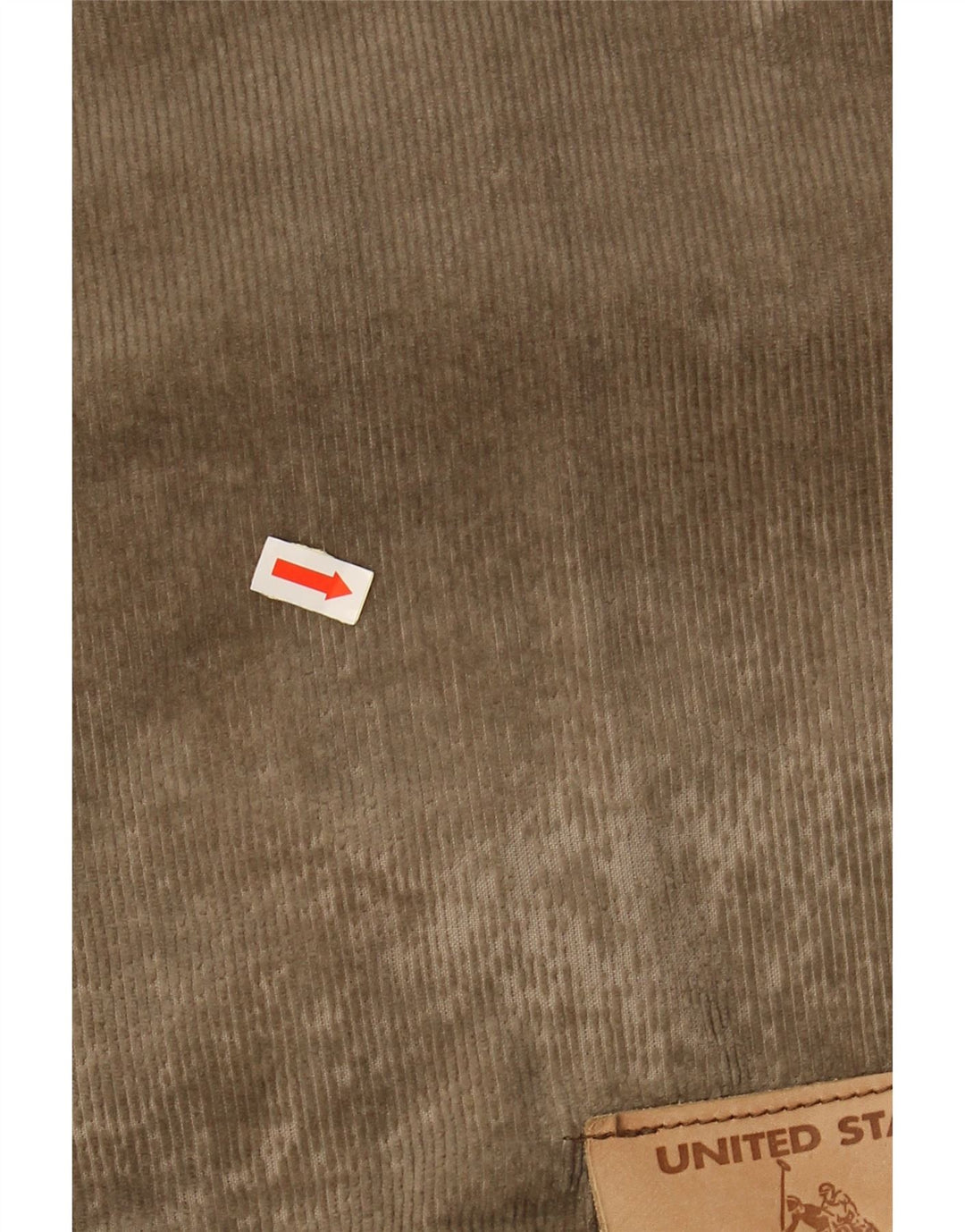 США ПОЛО ASSN. Мужская вельветовая куртка UK 42 XL бежевая