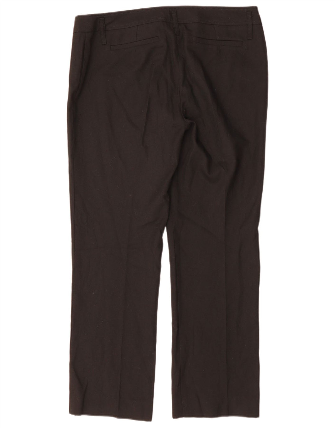 Женские прямые костюмные брюки MARELLA UK 14, большие W34 L28, черный полиэстер