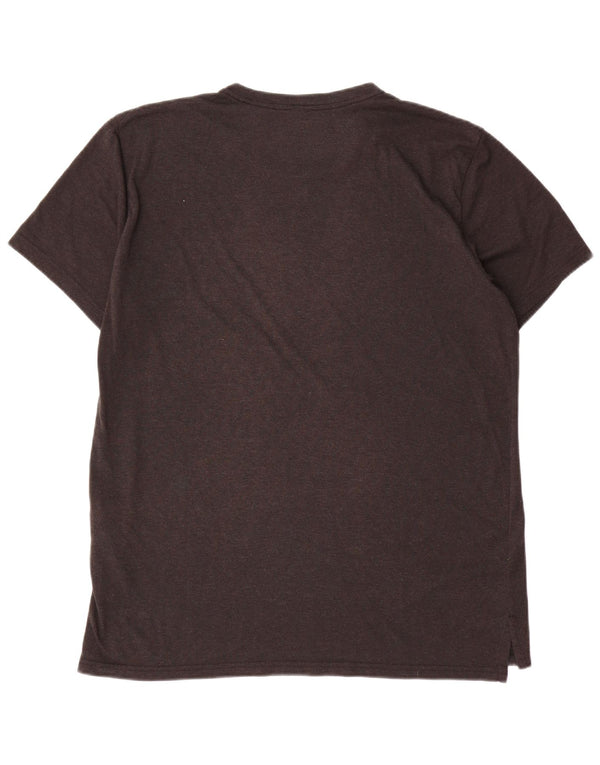 Мужская футболка Nike Dri Fit с графическим рисунком, большой серый полиэстер