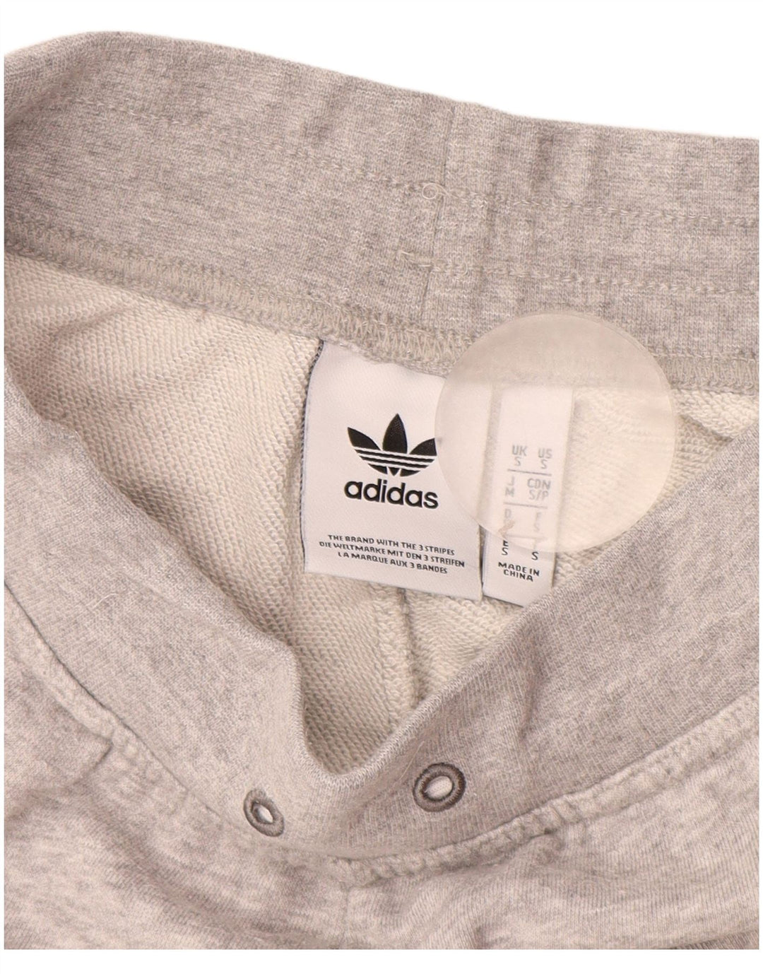 Мужские спортивные шорты ADIDAS, маленькие серые, хлопок