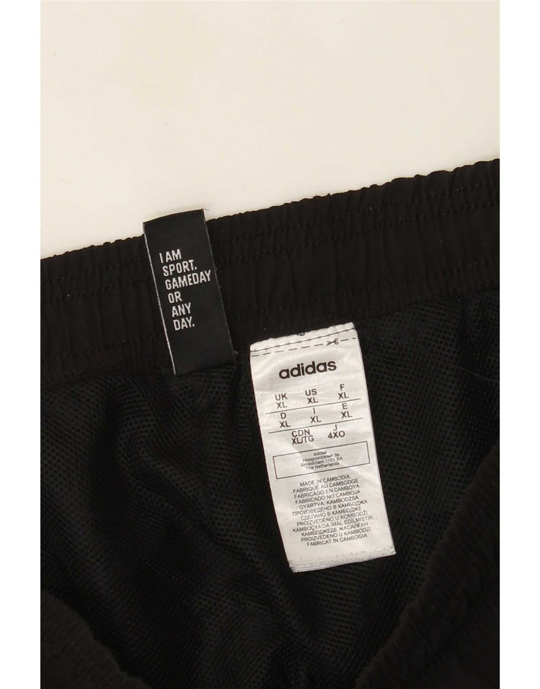 Мужские спортивные брюки Adidas Joggers XL, черный полиэстер