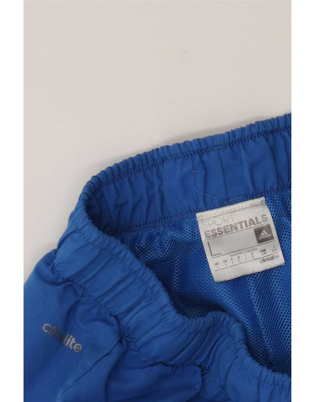 Мужские спортивные шорты Adidas Climalite, большие синие