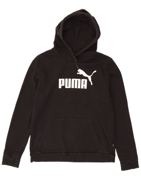 Женский джемпер с капюшоном Puma UK 16, большой черный, хлопок