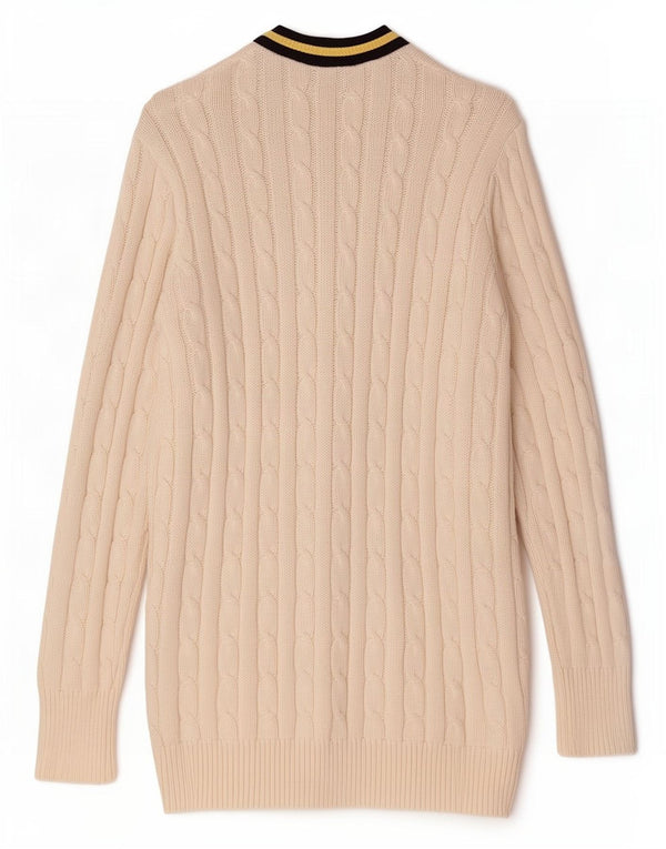 Женский кардиган Ralph Lauren UK 14, хлопковый средний белый цвет