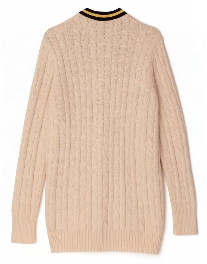 Женский кардиган Ralph Lauren UK 14, хлопковый средний белый цвет